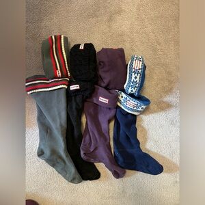 Hunter Boot liners with fleece, size Medium (5-7) but fit up to 8.5